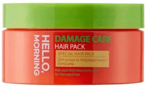 Восстанавливающая маска для волос HELLO Morning Damage Care Hair Pack, 200 г