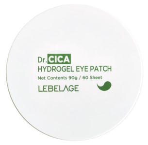 Патчи для глаз с центеллой LEBELAGE Dr.Cica Hydrogel Eye Patch, 90 г
