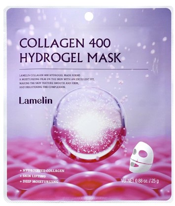 Гидрогелевая маска с коллагеном LAMELIN Collagen 400, 25 г