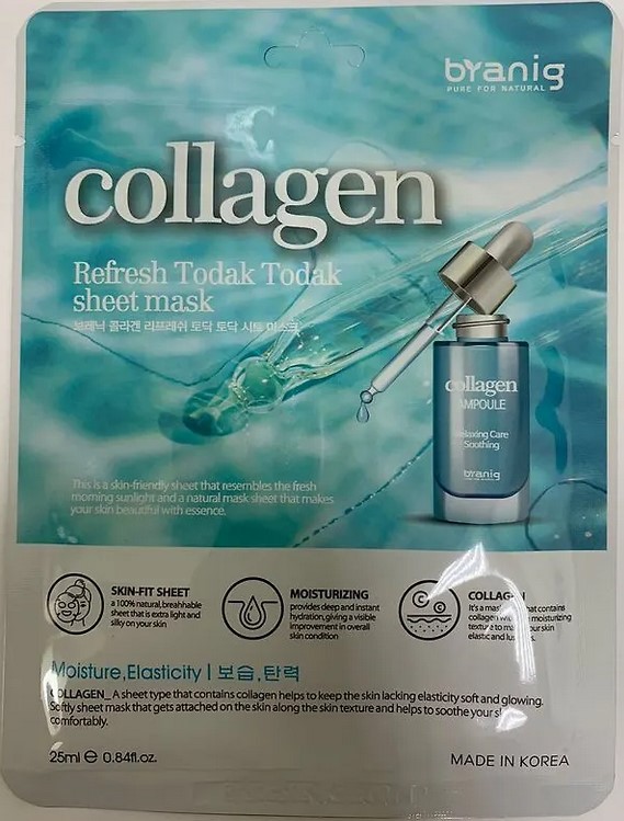 Тканевая маска с коллагеном Branig Collagen Refresh Todak Sheet Mask, 25 г