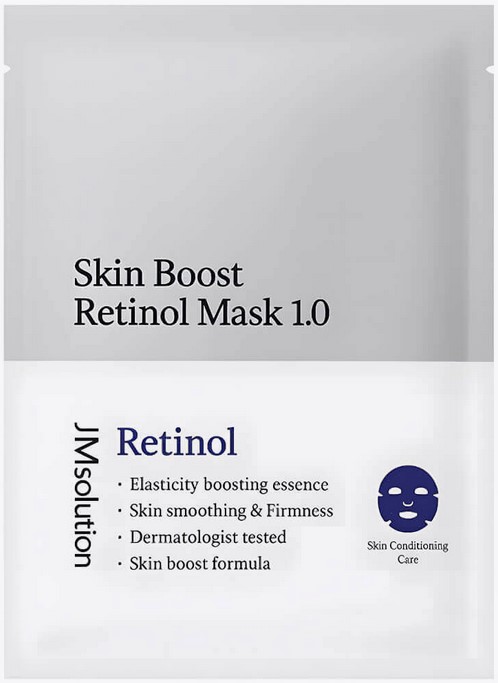 Тканевая маска-бустер с ретинолом JM Solution Skin Boost Retinol Mask, 30 г