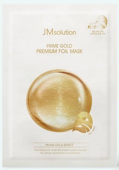 Тканевая маска с коллоидным золотом JM Solution Prime Gold Premium Foil, 35 г