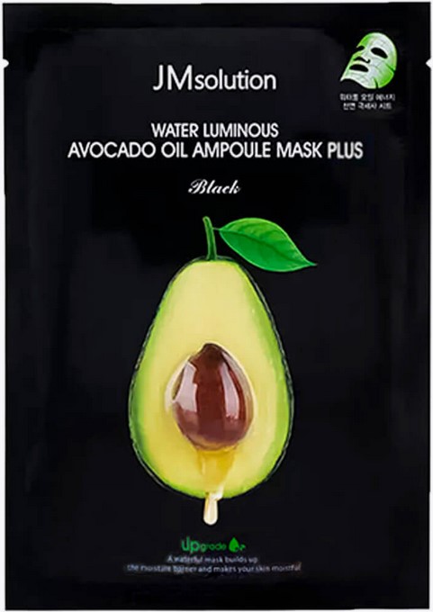 Тканевая маска с маслом авокадо JM Solution Water Luminous Avocado Ampoule, 30 г