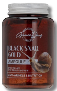 Сыворотка для лица с муцином черной улитки и золотом GRACEDAY All In One, 250 г