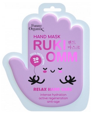 Маска-перчатки для рук увлажняющие Funny Organix RUKI OMM, 36 г