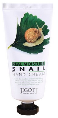Крем для рук с улиткой JIGOTT Real Moisture Snail Hand Cream, 100 г