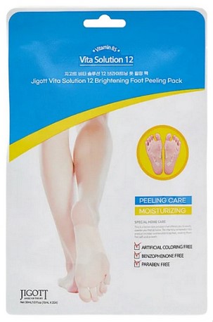 Маска-носочки для ног пилинг JIGOTT Vita Solution Foot Peeling Pack, 30 г