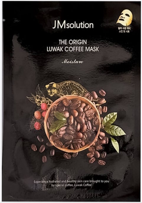 Тканевая маска с экстрактом кофе JM Solution The Origin Luwak Coffee Mask, 30 г