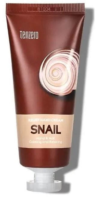 Крем для рук с муцином улитки TENZERO Relief Hand Cream Snail, 100 г