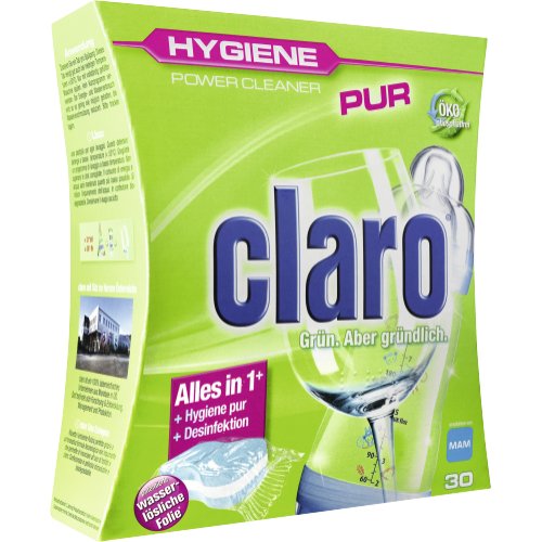 Гигиенические дезинфицирующие таблетки для мытья посуды CLARO ECO, в т.ч. для детской посуды 30 шт.