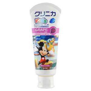 Детская зубная паста LION Clinica Kids со вкусом винограда, туба, 60 гр