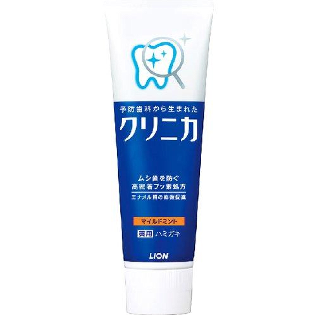 Зубная паста LION Clinica Mild Mint с легким ароматом мяты, 130 гр.