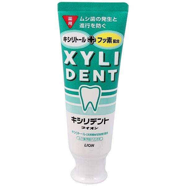 Зубная паста LION Xylident со фтором, вертикальная туба, 120 гр
