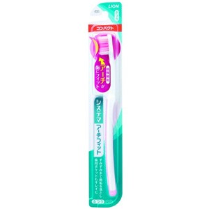 Зубная щетка LION  Dentor Systema изогнутая, с компактной головкой, средней жесткости, 1 шт.