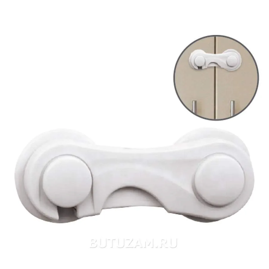 Замок LUBBY для створок шкафчиков, безопасный пластик, 1 шт.