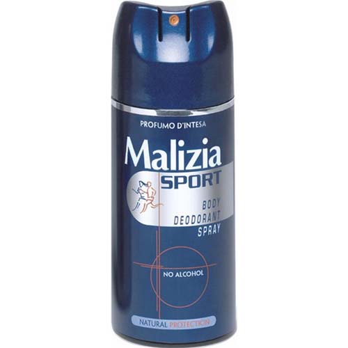 Дезодорант aэрозоль MALIZIA sport no alcohol, 150 мл.