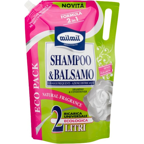 Шампунь и кондиционер MILMIL Natural fragrance 2000 мл.  