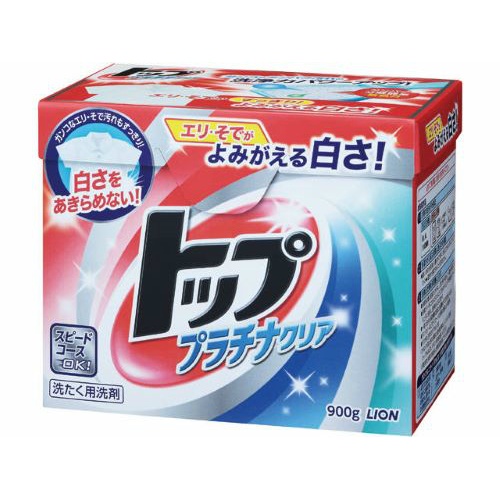 Стиральный порошок LION ТОП - платиновая чистота, коробка, 900 гр