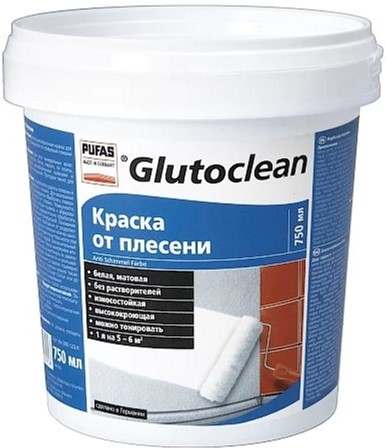 Краска от плесени Glutoclean,  750 мл