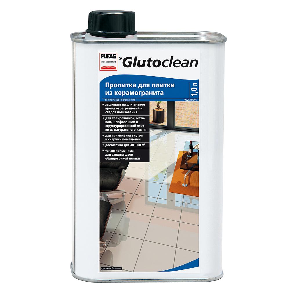 Пропитка для плитки из керамогранита Glutoclean, 1 л.
