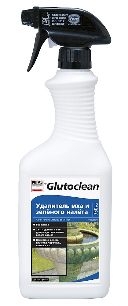 Удалитель мха и зелёного налёта Glutoclean, 750 мл