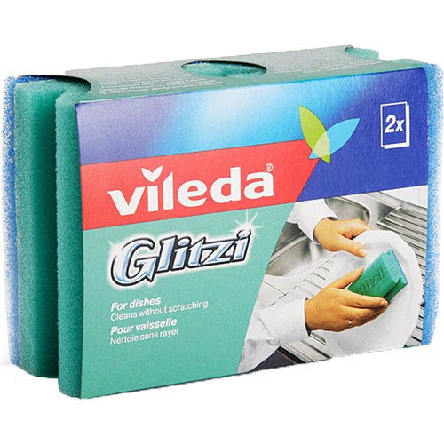 Губка для посуды Vileda Глитци, 2 шт.