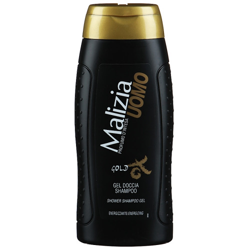 Шампунь и гель для душа MALIZIA 2 в 1 gold, 250 мл