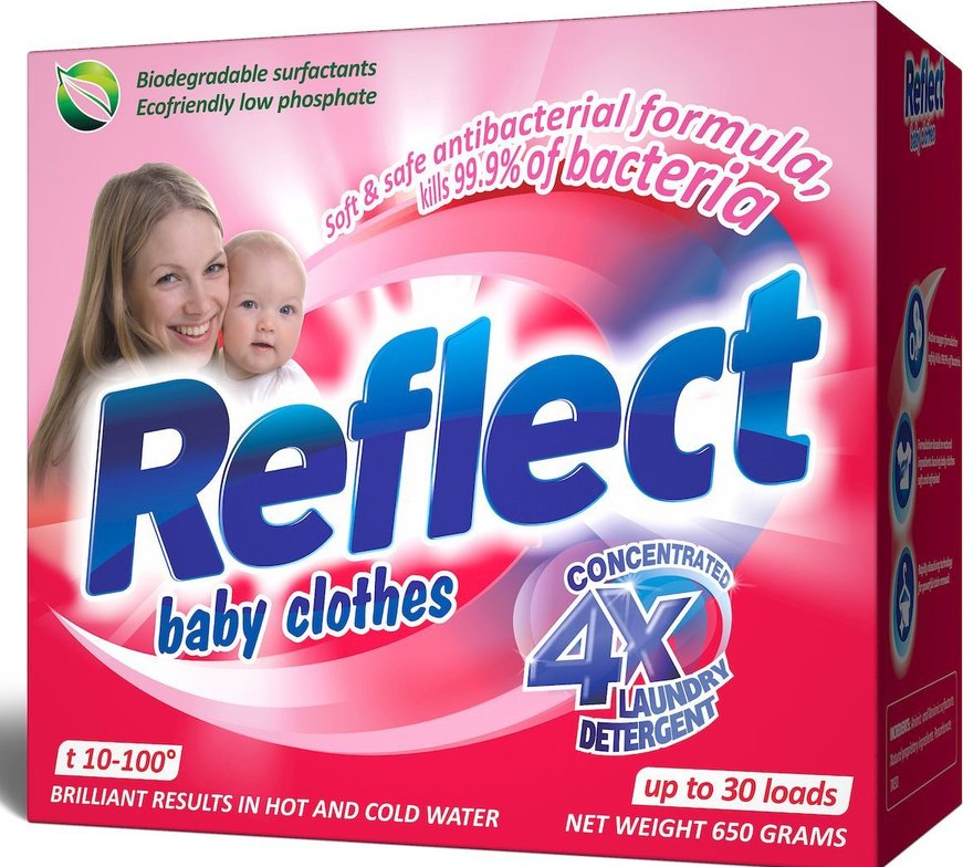 Концентрированный стиральный порошок  Reflect Baby, 650 гр.