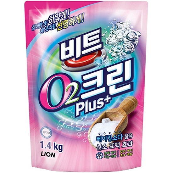 Кислородный отбеливатель CJ Lion Clean Plus, мягкая упаковка, 1,4 кг