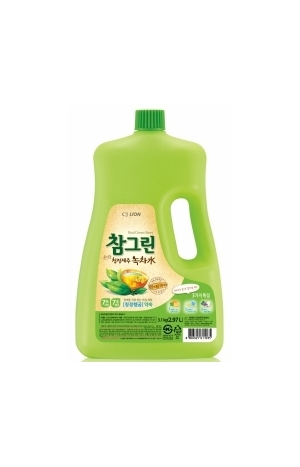 Средство для мытья посуды CJ Lion Chamgreen С ароматом зеленого чая, флакон, 2970 мл