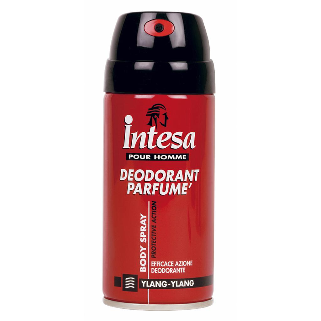 Парфюмированный дезодорант для тела INTESA в аэрозольной упаковке Иланг Иланг, 150 мл 