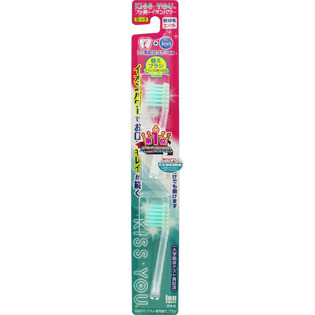 Сменные головки для ионной зубной щетки HUKUBA DENTAL с фтором супер-компактной (Средней жесткости) 2 шт