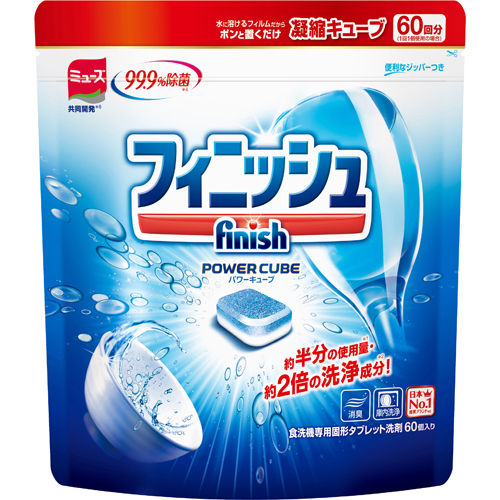 Таблетки для посудомоечных машин Earth Chemical Finish Tablet, МУ, 60 шт.