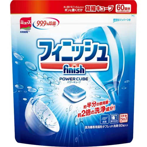 Таблетки для посудомоечных машин Earth Chemical Finish Tablet, МУ, 60 шт.