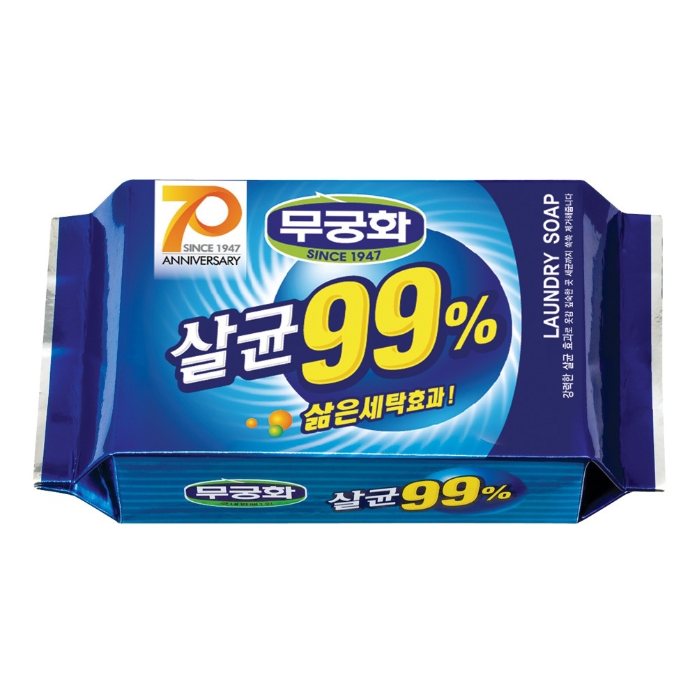 Хозяйственное мыло MUKUNGHWA Laundry Стериллизующее с повышенными отстирывающими свойствами 230 гр